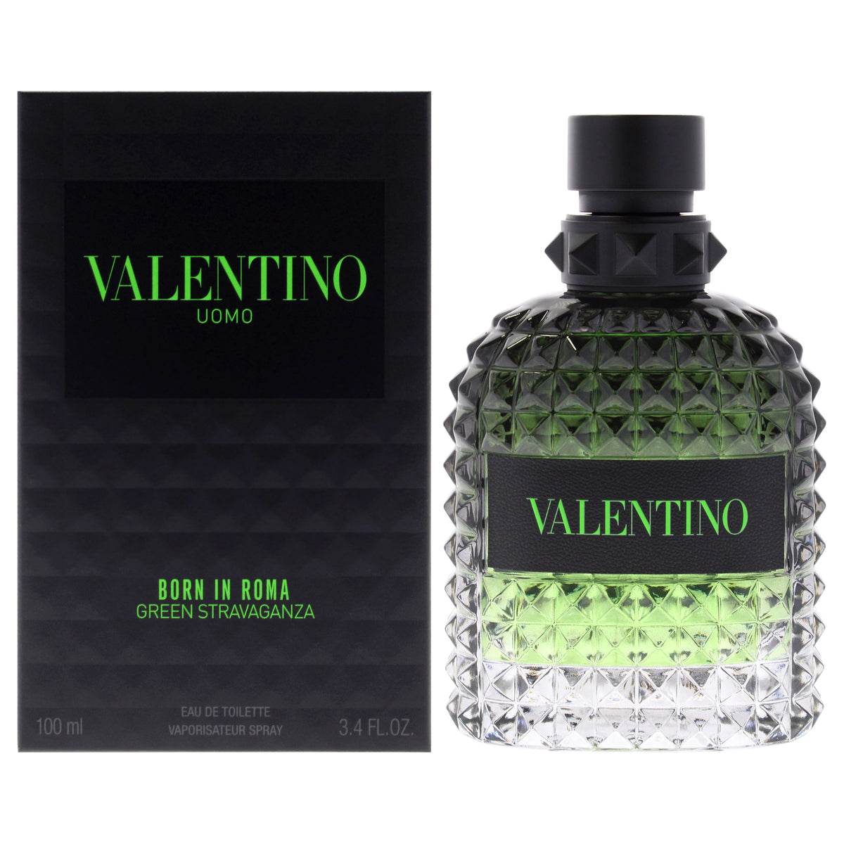 Valentino Uomo Born In Roma Green Stravaganza – Eau de Toilette 100ml for Men