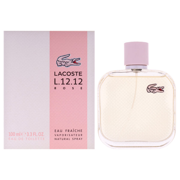 Lacoste Eau De L.12.12 Rose Eau Fraiche – Eau de Toilette 100ml for Women