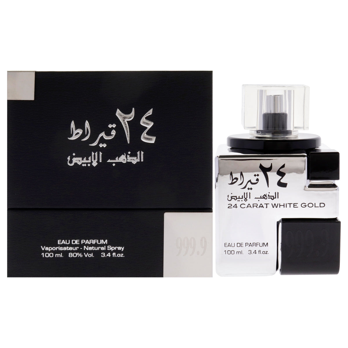 Lattafa 24 Carat - White Gold – Eau de Parfum 100ml Unisex