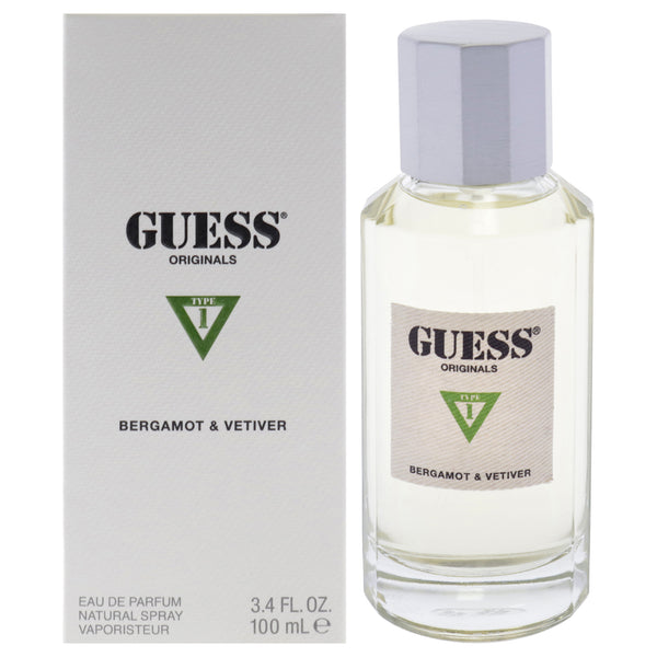 Guess Originals Type 1 Bergamot and Vetiver – Eau de Parfum 100ml Unisex