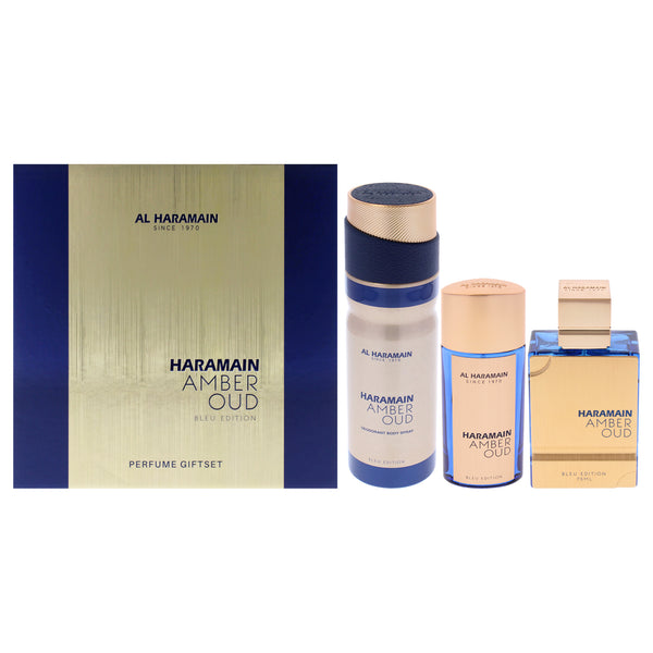 Al Haramain Amber Oud - Bleu Edition Gift Set Unisex