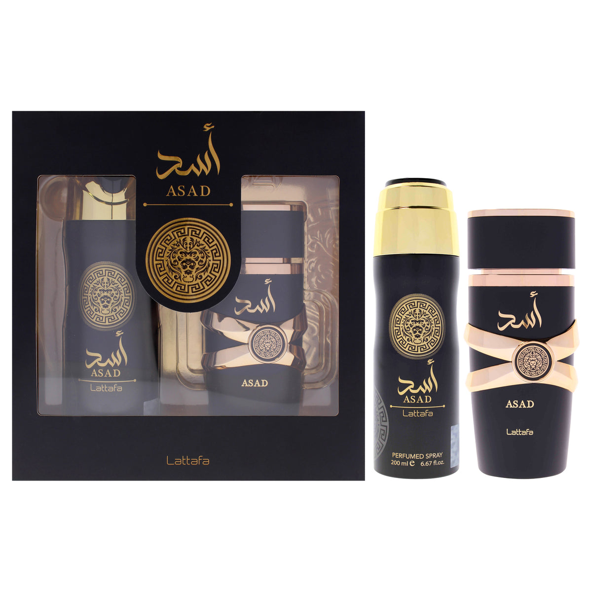 Lattafa Asad Gift Set for Men
